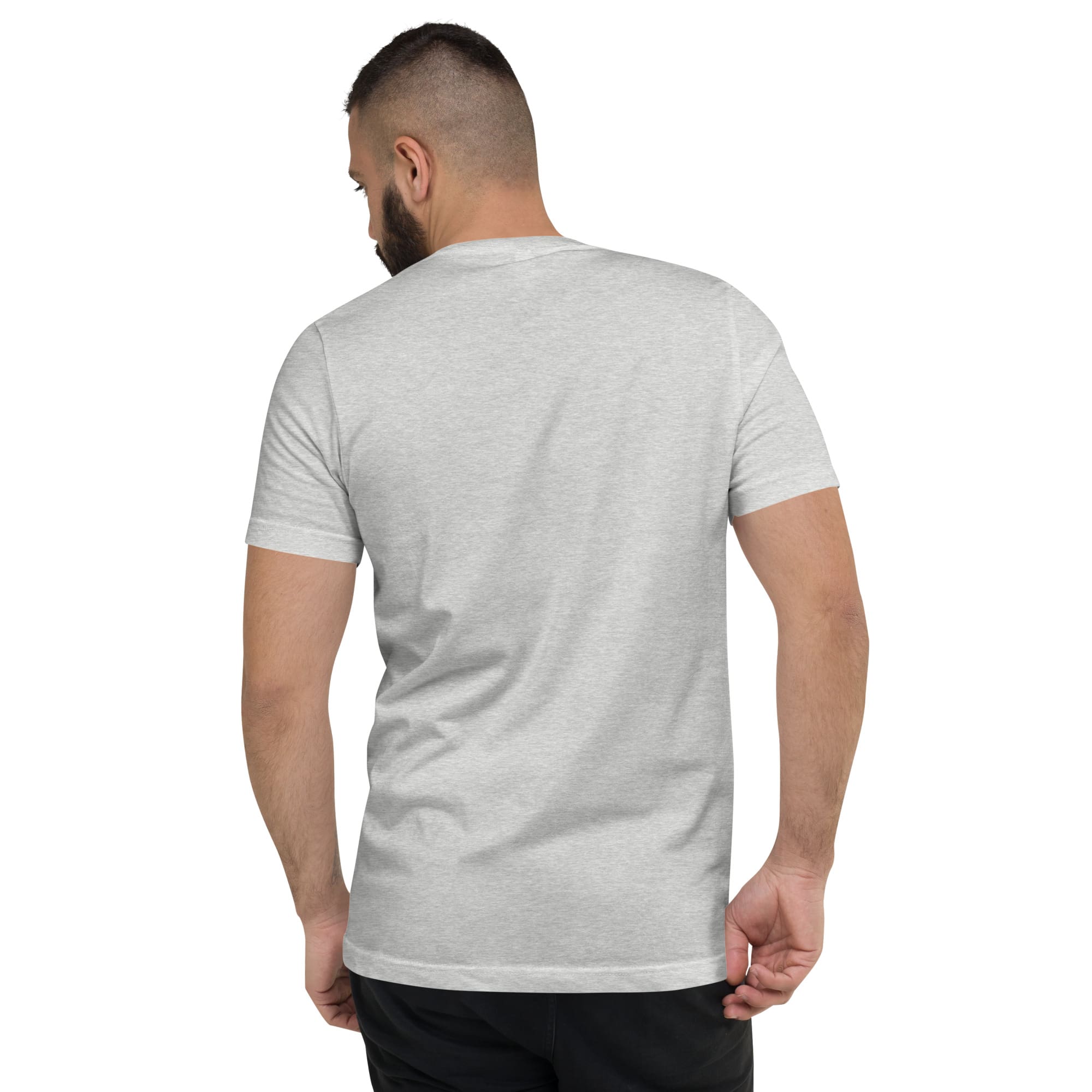 Unisex Short Sleeve V-Neck T-Shirt - Image 3