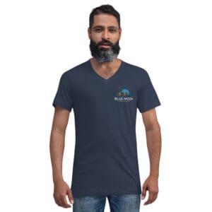 Unisex Short Sleeve V-Neck T-Shirt
