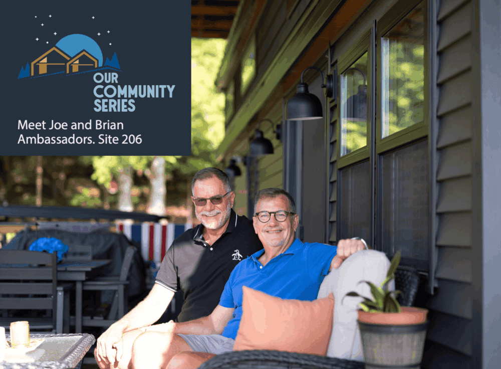 OUR COMMUNITY SERIES. MEET JOE AND BRAIN.AMBASSADORS. SITE 206